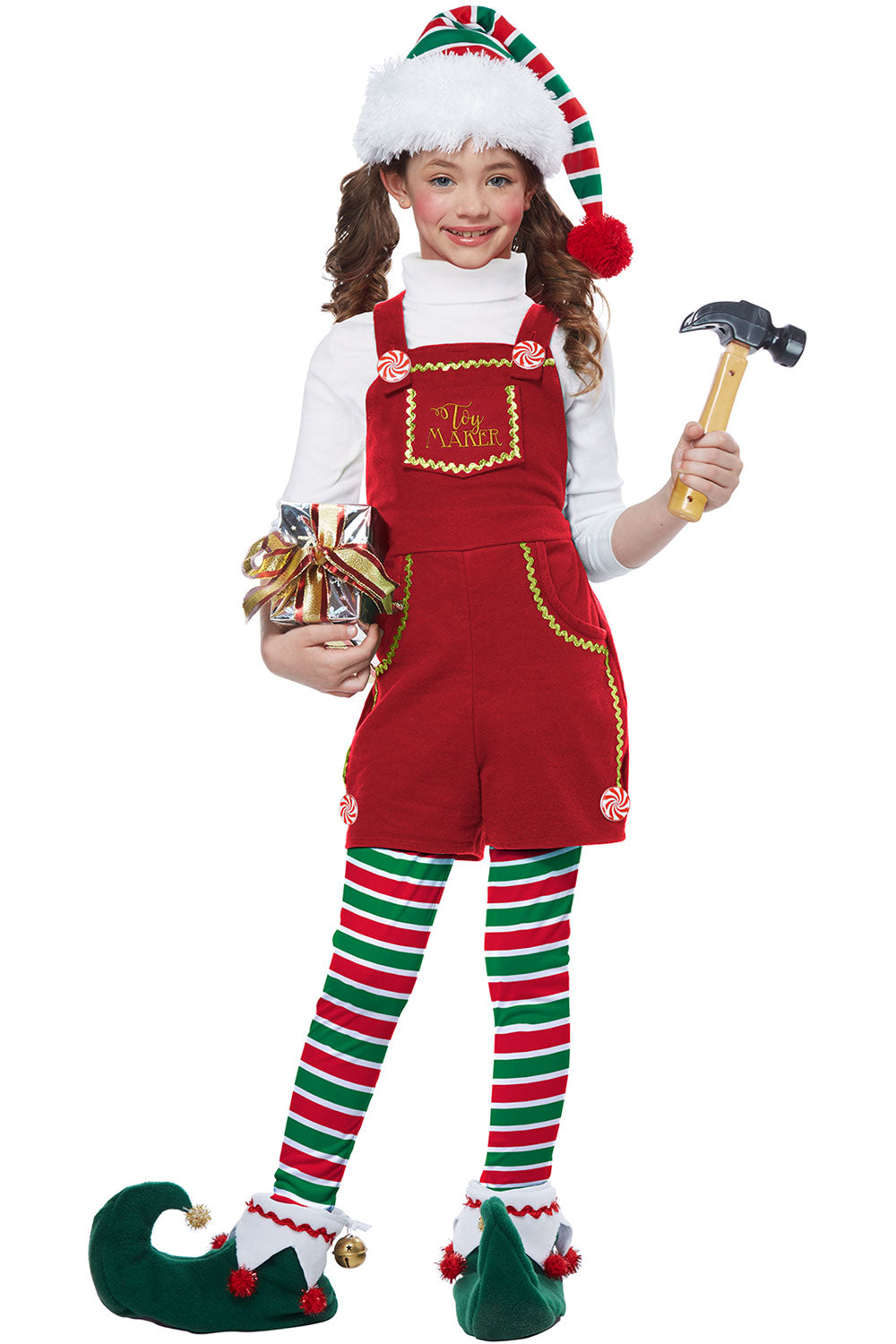 California Costumes Toymaker Elf, Girl Christmas Kids Girls Costume