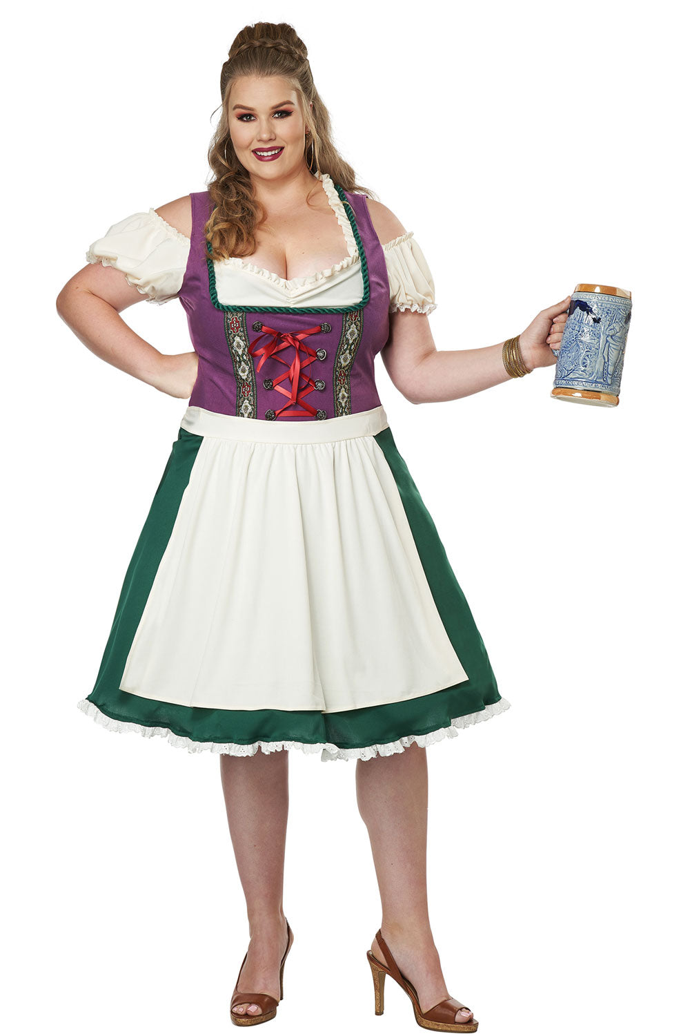 BAVARIAN BEER MAID/PLUS California Costume 01643