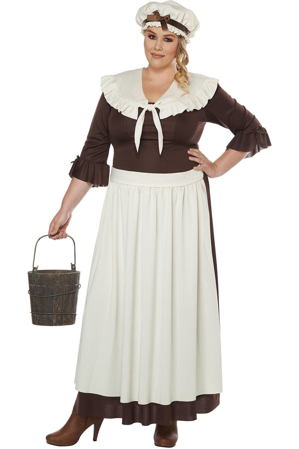 COLONIAL VILLAGE WOMAN/PLUS California Costume  01752
