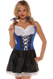 Beer Maiden Top - Blue Underwraps  28617