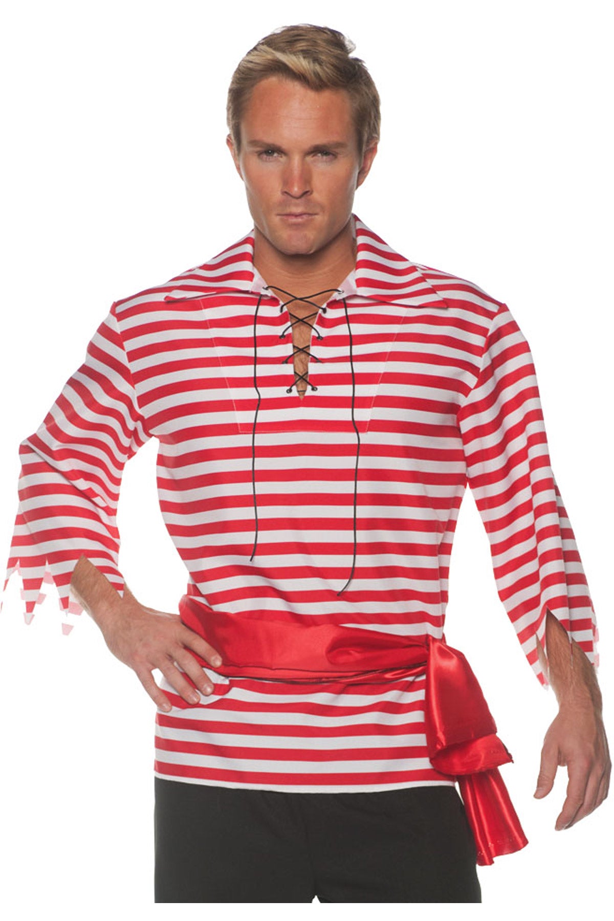 Striped Pirate Shirt - Red Underwraps 28811