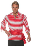 Striped Pirate Shirt - Red Underwraps 28811