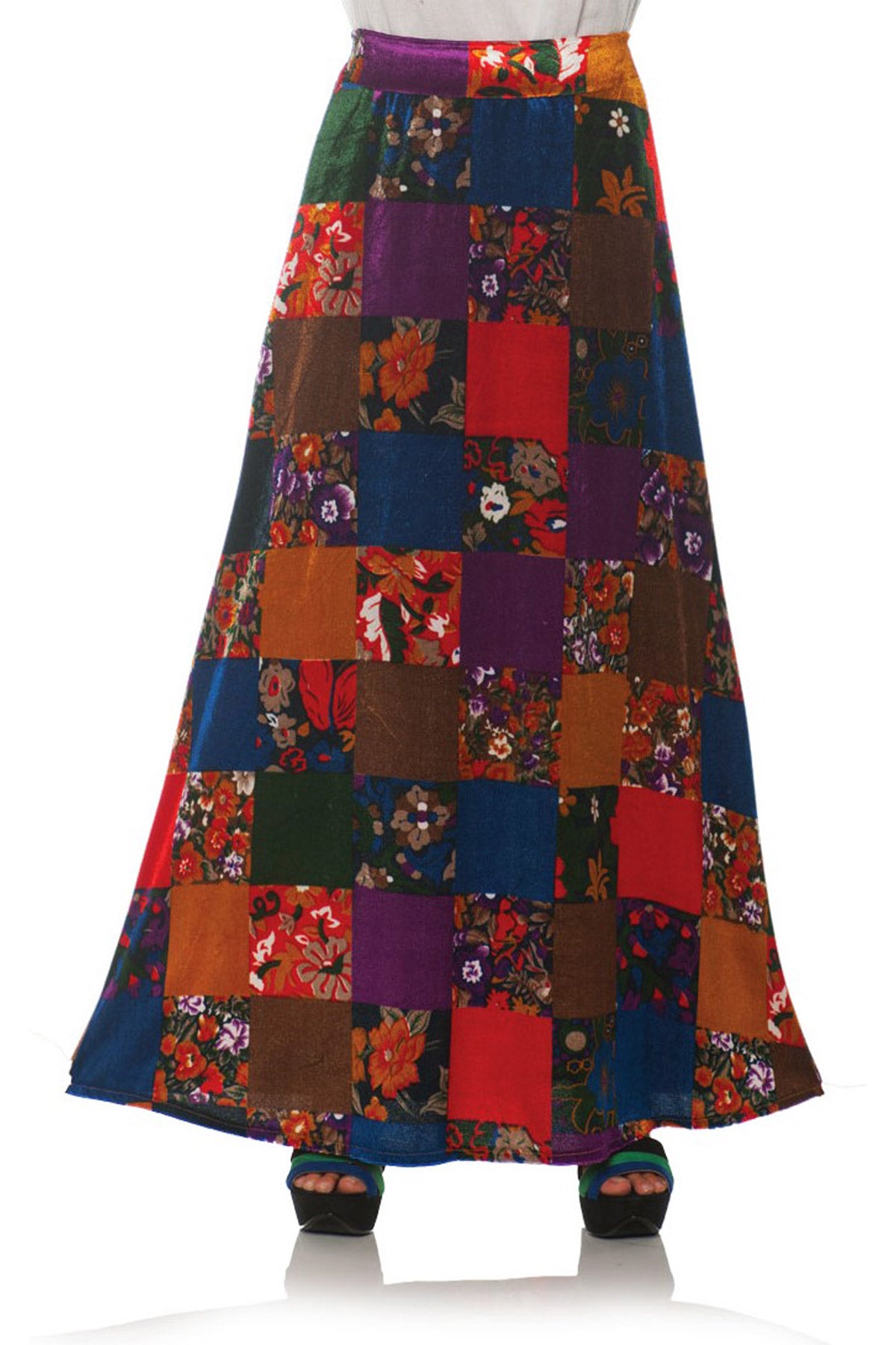 70'S Patchwork Skirt Underwraps 29029
