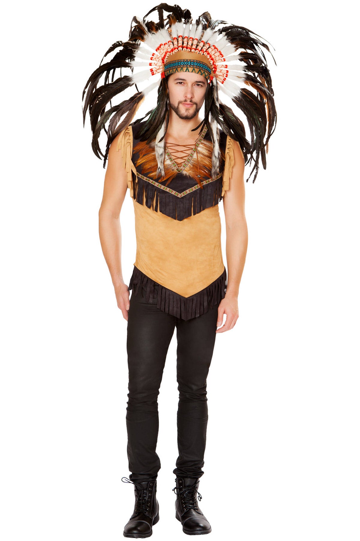 1pc Men?s Native Indian Roma 4797