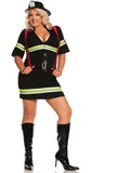 Elegant Moments Ms. Blazin' Hot Police Plus Size Women Halloween Costume