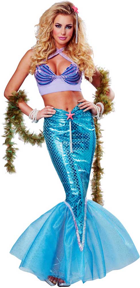 California Costumes Deluxe Mermaid Adult Women Halloween Costume
