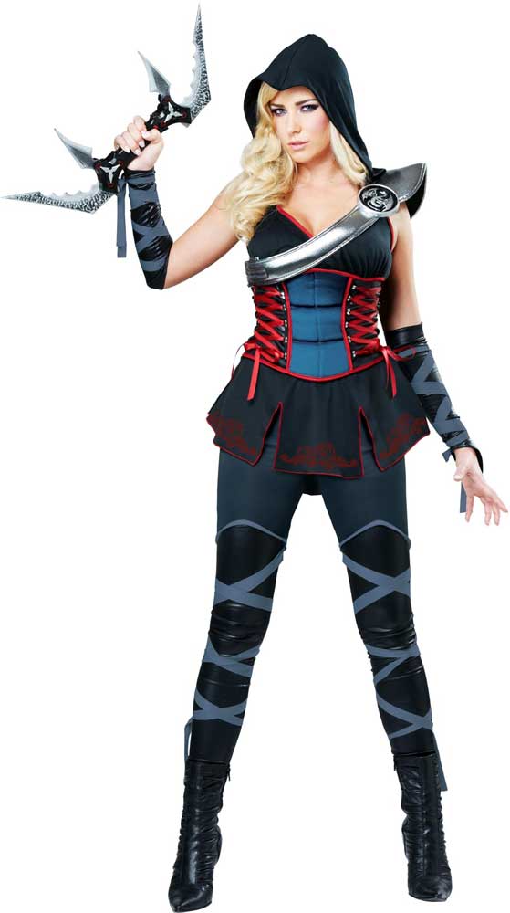 SEXY NINJA / ADULT California Costume 01357