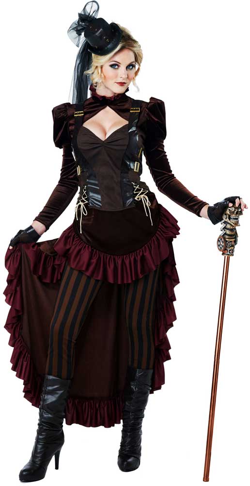 Wild West Dress Steampunk Costume California Costume  01573