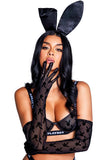 Playboy Bunny Noir Gloves Roma PBLI129