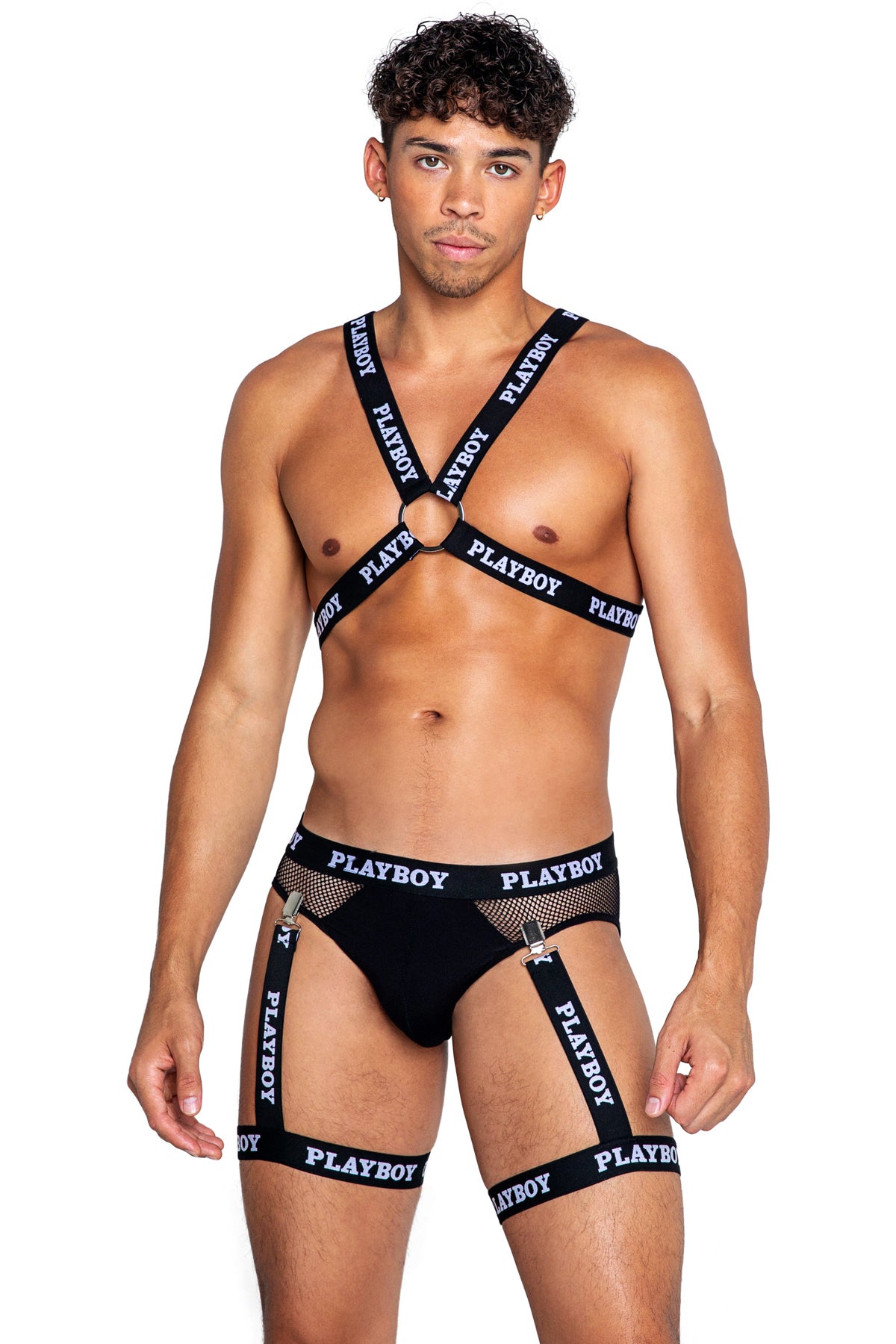 Playboy Mens Dark Room Harness Roma PBLI135