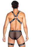 Playboy Mens Dark Room Harness Roma PBLI135