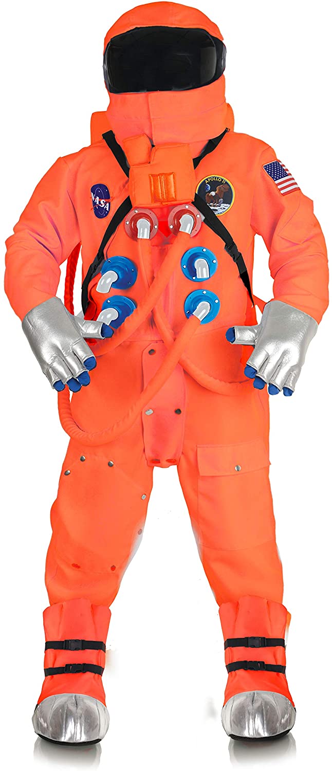 Deluxe Astronaut Suit - Orange Underwraps 30113