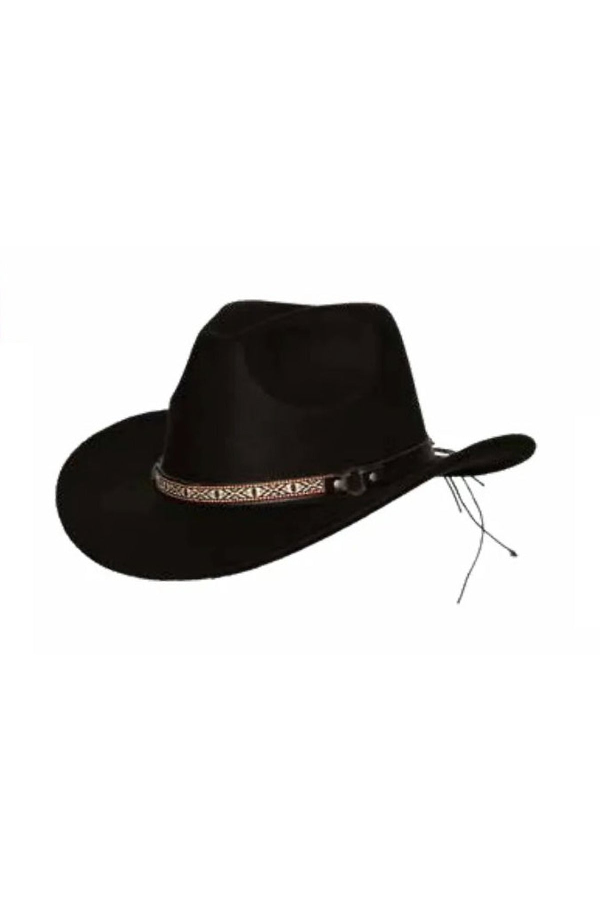 Cowboy Hat With Native Woven Band Underwraps 30898