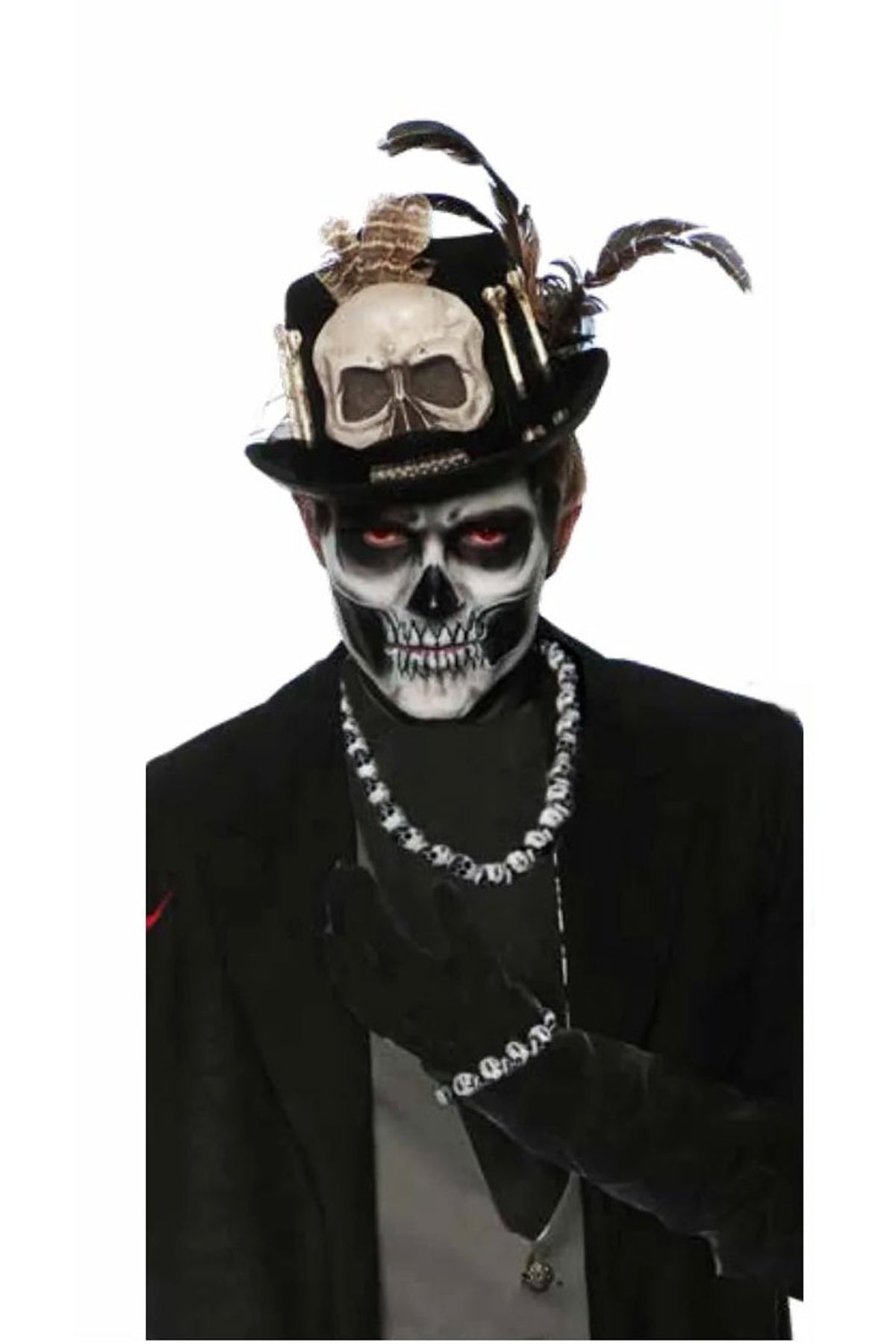 Skull Necklace Set Underwraps 30911