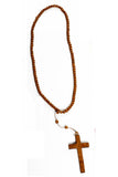 Wooden Cross Necklace Underwraps 30912