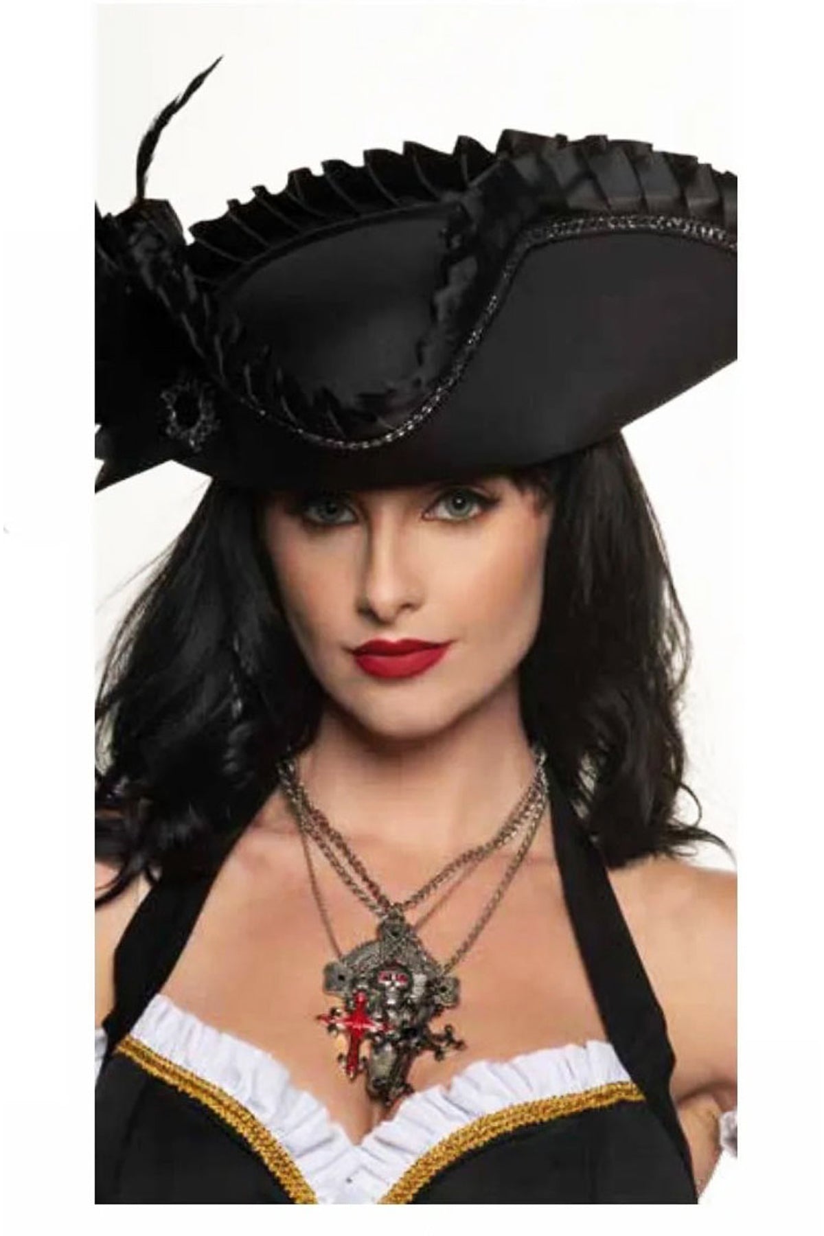 Pirate Cross Necklace Set Underwraps 30919