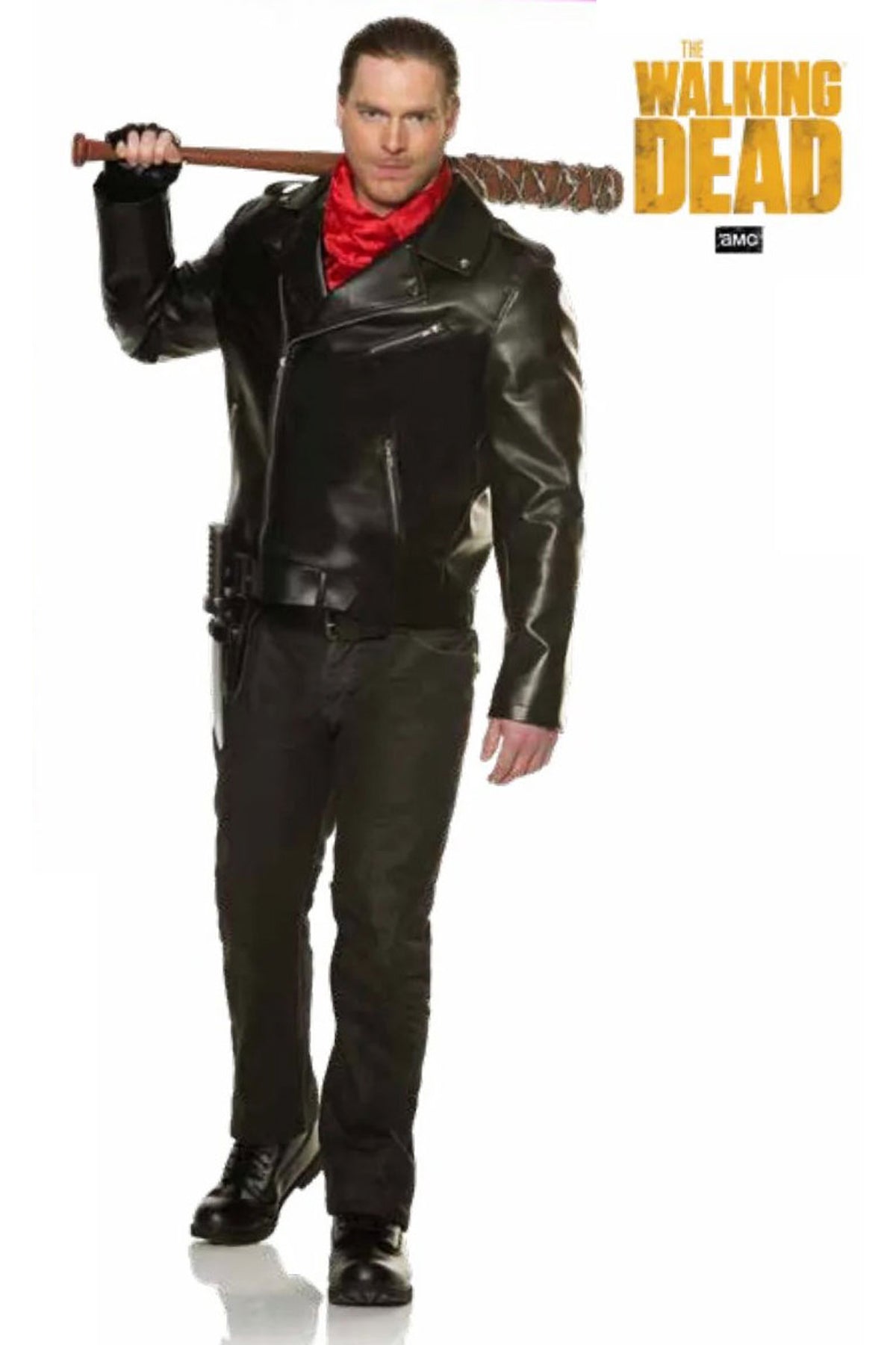 Officially Licensed The Walking Dead Negan Biker Jacket Underwraps 30987