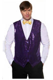 Sequin Vest - Purple Underwraps 30998