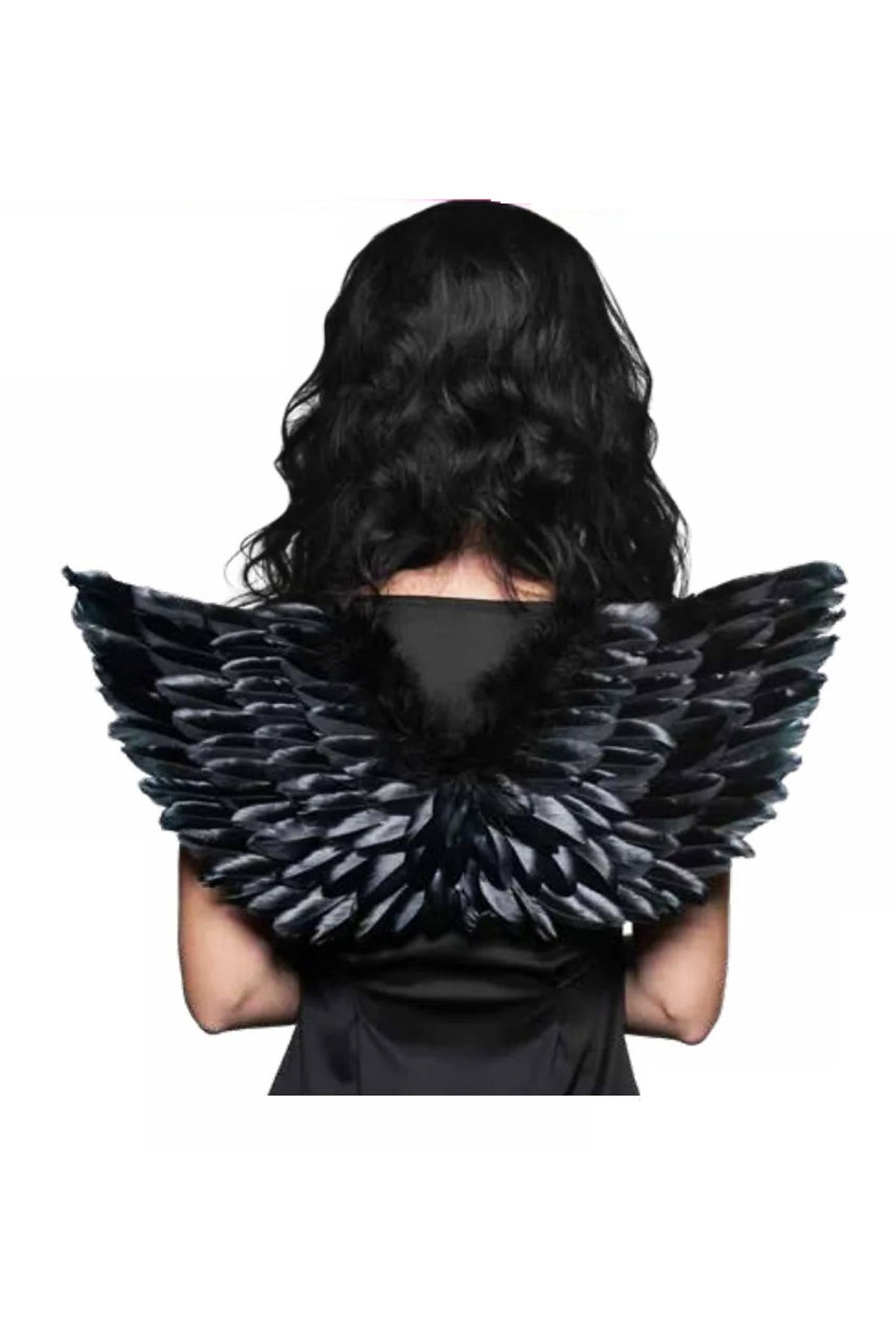 Black Feather Wings (Double Sided) Underwraps 31072