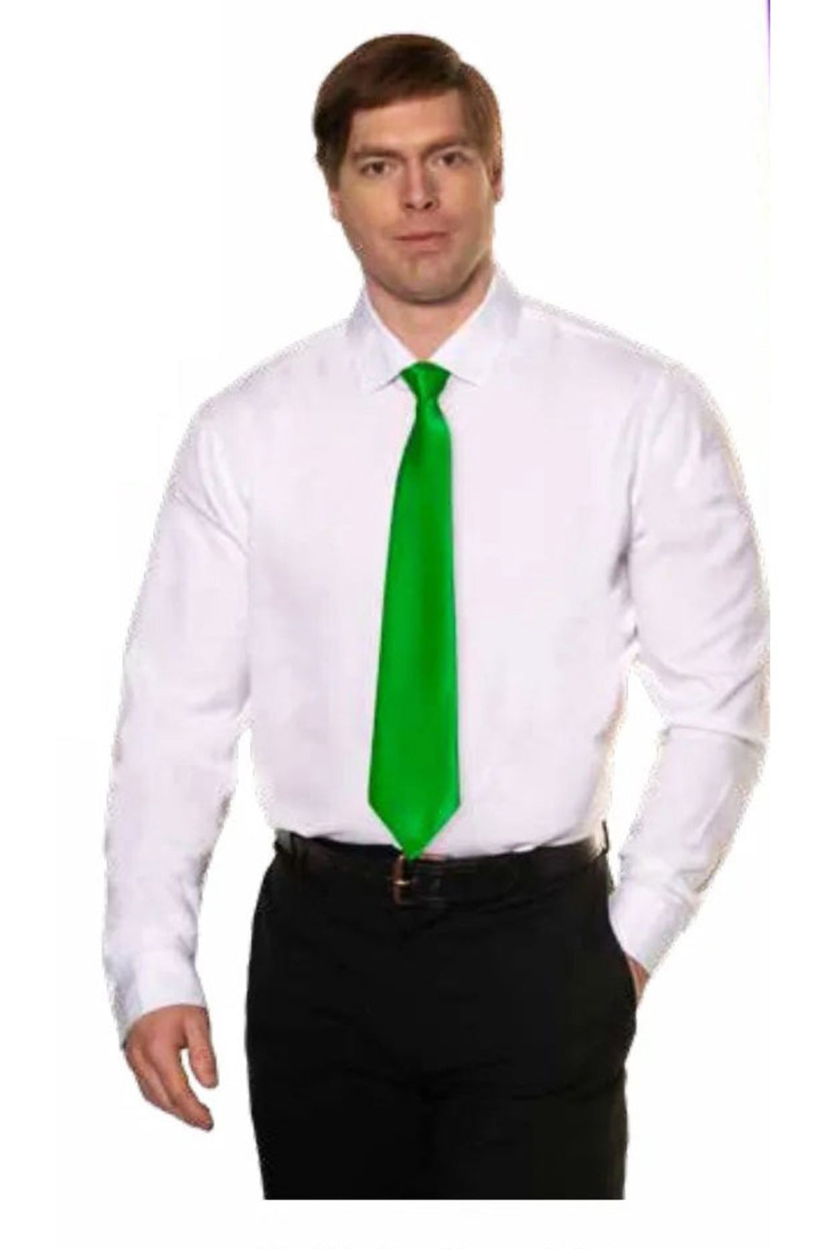 Zip Up Tie-Green Underwraps 31085