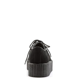 Rockabilly Punk Goth Suede Lace Platform Creeper Boots Boat Shoes Pleaser Demonia CREEPER/402S