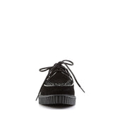 Gothic Rockabilly Punk Suede Lace Up Creeper Boots Boat Shoes Pleaser Demonia CREEPER/602S