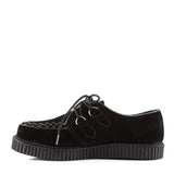 Gothic Rockabilly Punk Suede Lace Up Creeper Boots Boat Shoes Pleaser Demonia CREEPER/602S