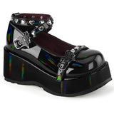 2 3/4" (70Mm) Platform Wrap Around Ankle Strap Pleaser Demonia CUBBY/25