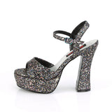 5" Chunky Heel, 1 3/8" Pf Ankle Strap Sandal Pleaser Demonia DOLLY/09