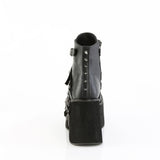 4 1/2" Platform Lace-Up Ankle Boot,Inside Metal Zip Pleaser Demonia KERA/68