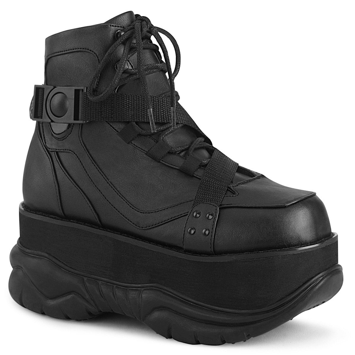 3 " Pf Lace-up Ankle Boot Pleaser Demonia NEPTUNE/181