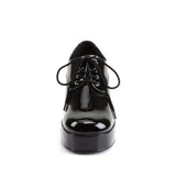 Disco Fever Floating Fish Heels Platform Oxford Lace Up Boots Shoes Pleaser Funtasma PIMP/02