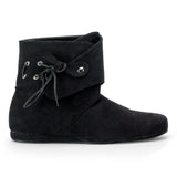 Microfiber Lace Ankle Detail Strap Over Renaissance Boots Flats Shoes Pleaser Funtasma RENAISSANCE/50