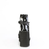 5 1/2" Wedge Pf Boot W/ Interchangeable Shield, Back Zip Pleaser Demonia TRANSFORMER/808