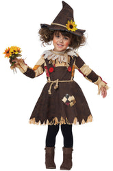 California Costumes Pumpkin Patch Scarecrow Toddler Girls Halloween Costume
