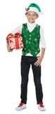 California Costumes Holiday Vest, Green Christmas Kids Boys Costume
