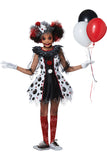 CREEPY CLOWN GIRL / CHILD California Costume 00586
