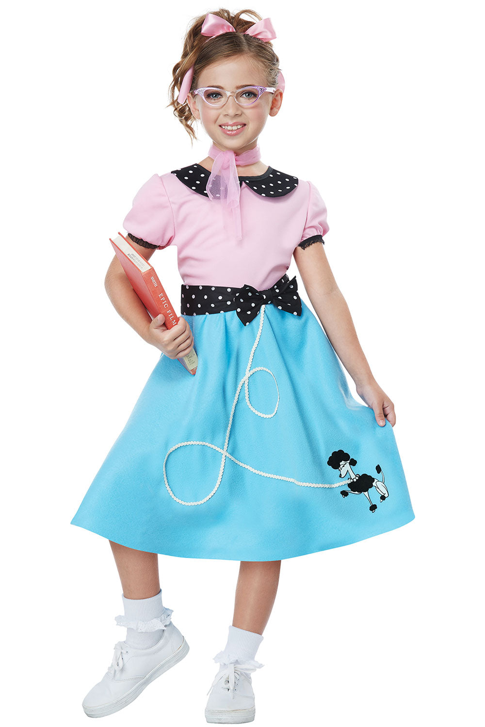 California Costumes 50's Sock Hop Dress School Kids Girls Halloween Costume