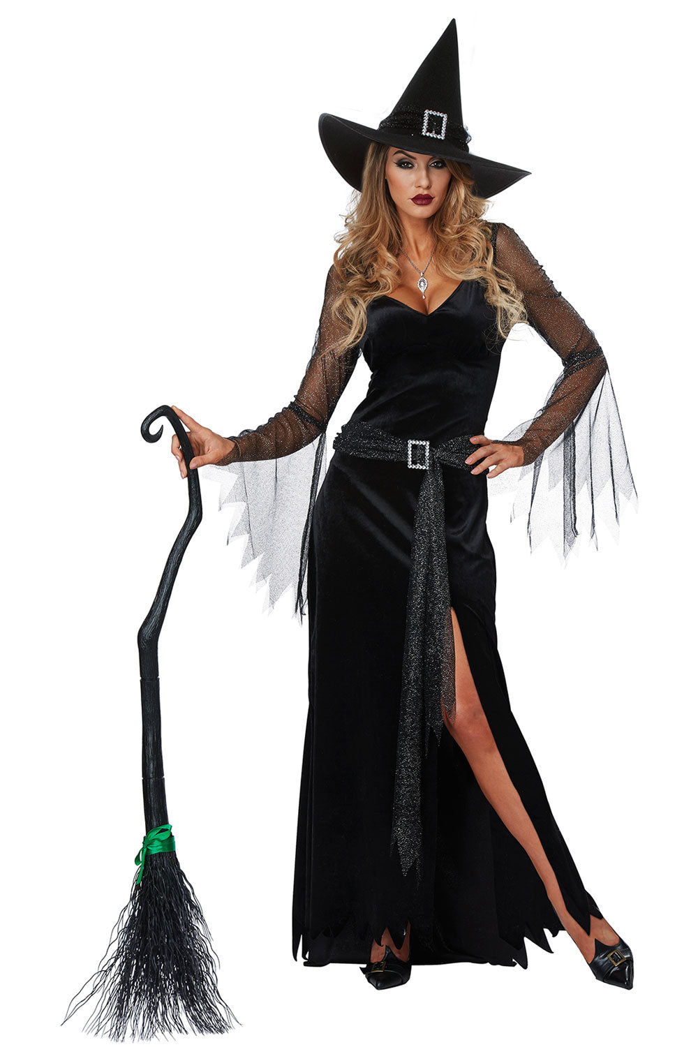 California Costumes Rich Witch Adult Women Halloween Costume