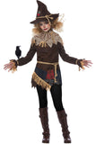 California Costumes Creepy Scarecrow / Tween Monster Girls Halloween Costume