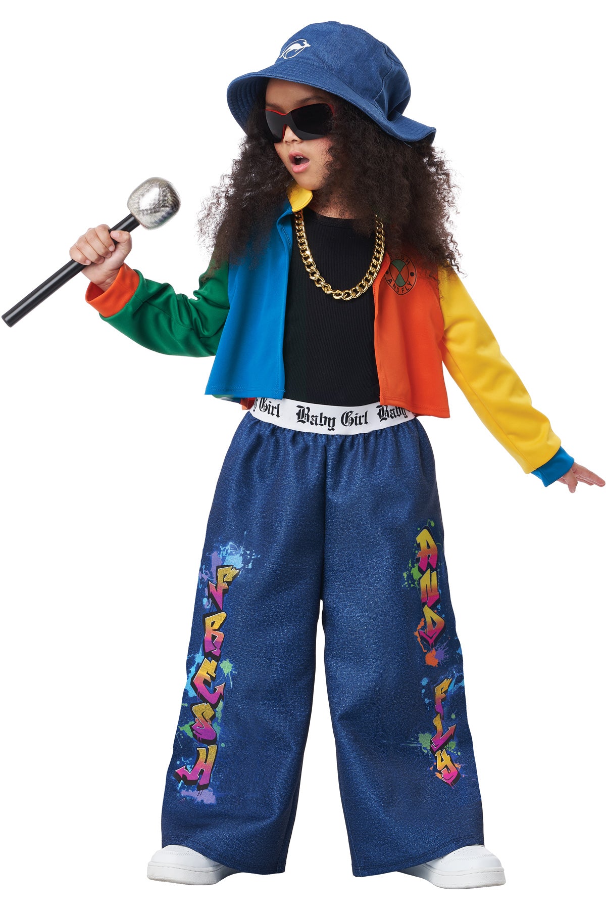 90'S Hip Hop Girl/Toddler California Costume 2022/029
