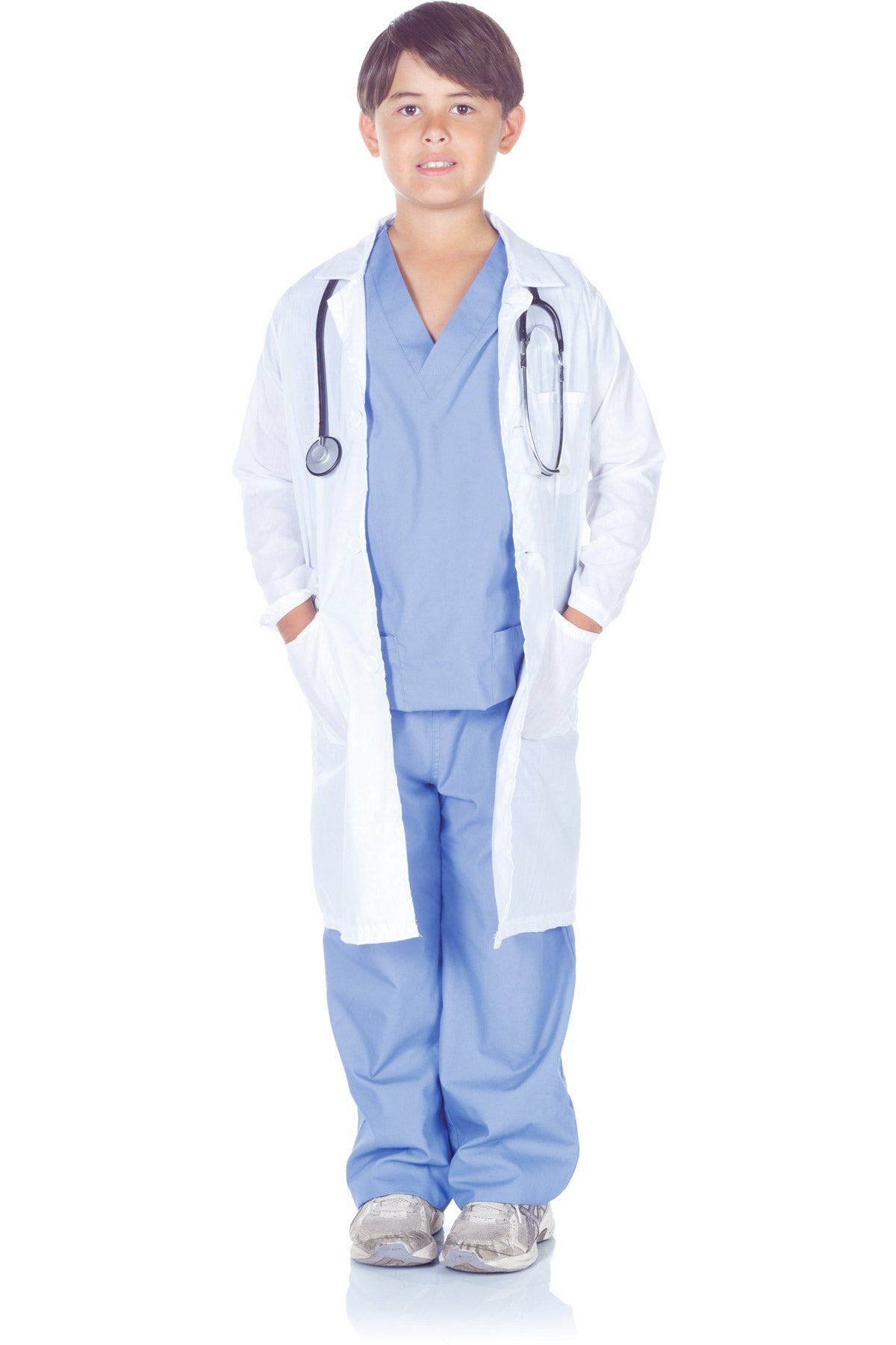 Doctor Scrubs With Lab Coat Underwraps 25905