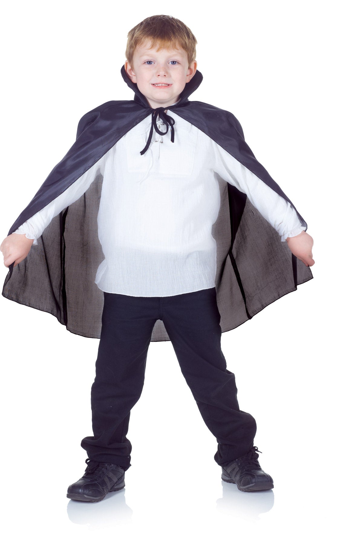 Taffeta Cape - Black Underwraps  25927