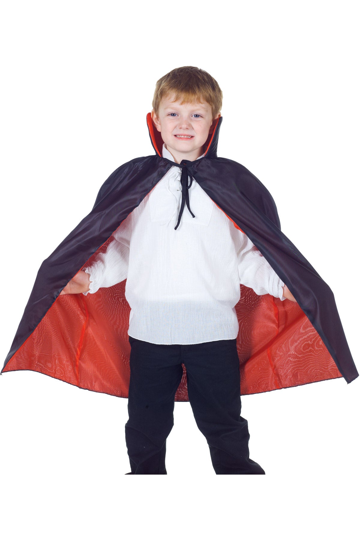 Taffeta Cape - Red/ Black Underwraps 25928