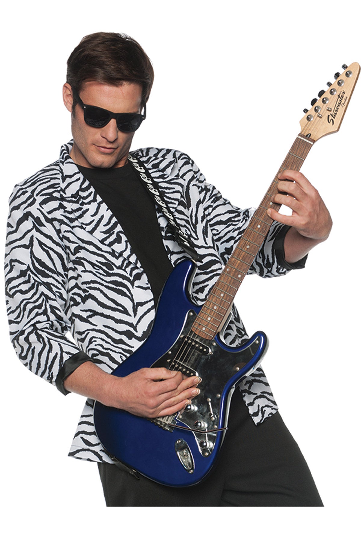 80'S Zebra Blazer - White Underwraps 28705
