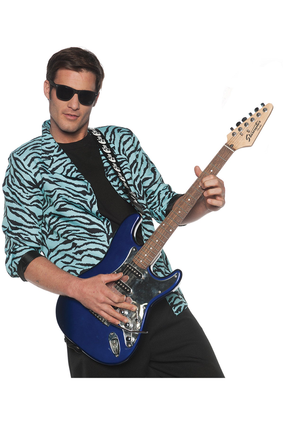 80'S Zebra Blazer - Blue Underwraps 28706