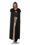 Renaissance Cape - Black/ Black Underwraps 29246