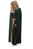 Renaissance Cape With Hood - Green Underwraps 29247