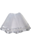 Promo Tutu - White with White Ribbon Underwraps  29880