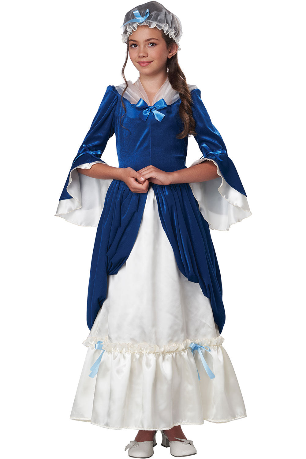 California Costumes Colonial Era Dress / Martha Washington Kids Girls Halloween Costume